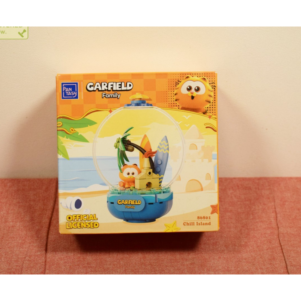 Pantasy Garfield Family Chill Island Buildable Brick Block Set 86801